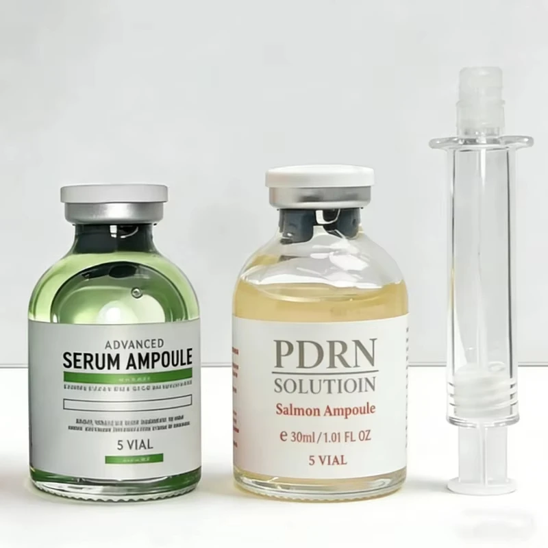 Salmon DNA PDRN Peptide Stem Cell Serum Ampoule 35ml Oil Balance Repair Barrier Brighten Firming Sensitive Korean Skincare
