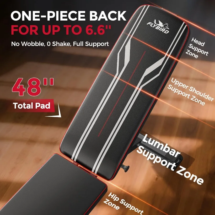 3 in 1 Adjustable Weight Bench with Leg Extension Preacher Curl Pad for Full Body Workout at Home Gym Foldable Exercise Bench S