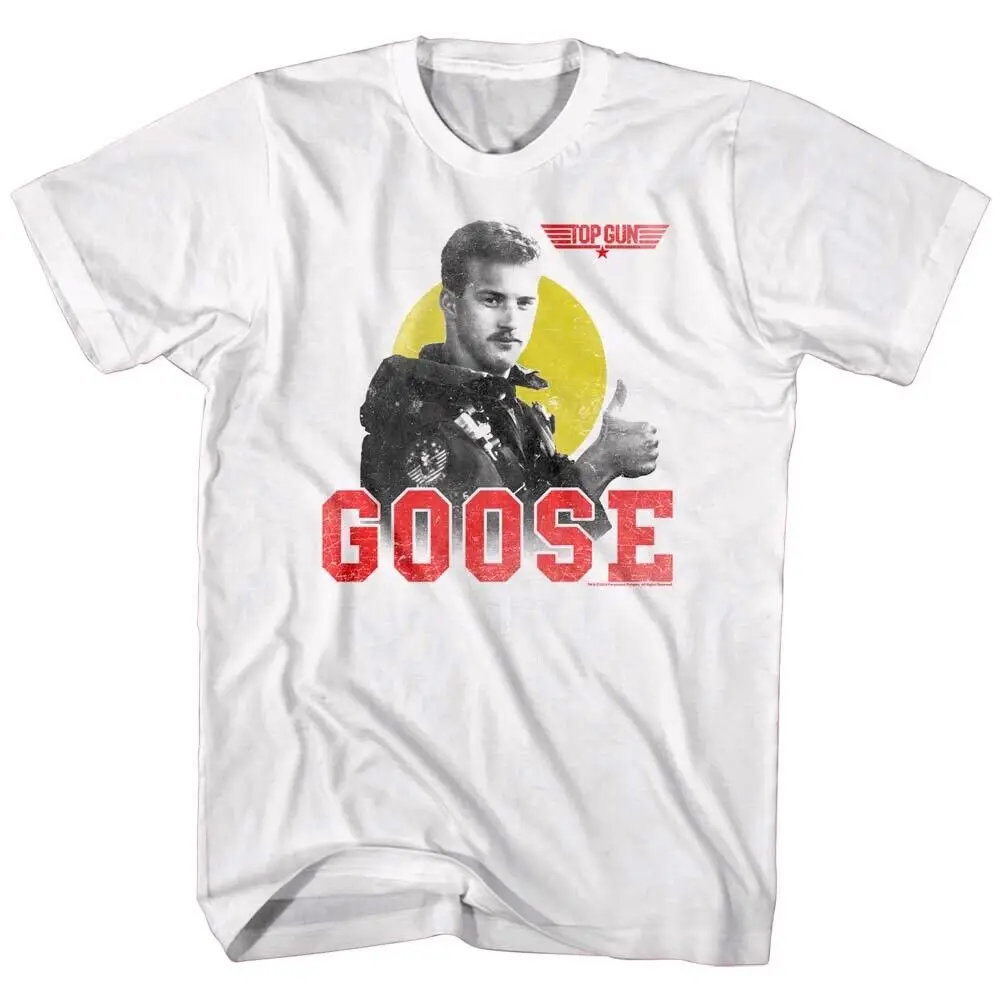 Top Gun Goose Thumbs Up Men's T Shirt Fighter Pilot Callsign Bradshaw Anthony