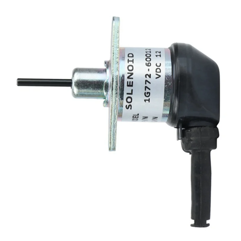 2x 12v válvula solenóide de desligamento de combustível 1g772-60014 1g772-60012 para motor kubota v2607 v3300 v3600 KX057-4 m6040fc svl75