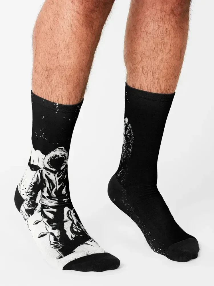 The Thing Socks جوارب ضغط على الموضة اليابانية جوارب الثلج الكرتونية للرجال والنساء