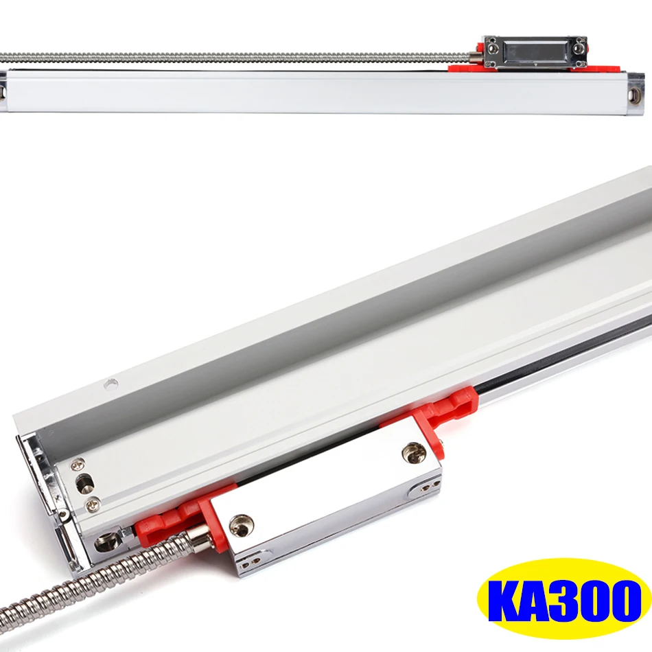 

5U 5V TTL KA-300 KA300 Linear Optical Ruler Scale Dimensions 120 170 220 270 320 370 420 470MM DB9 for Machines