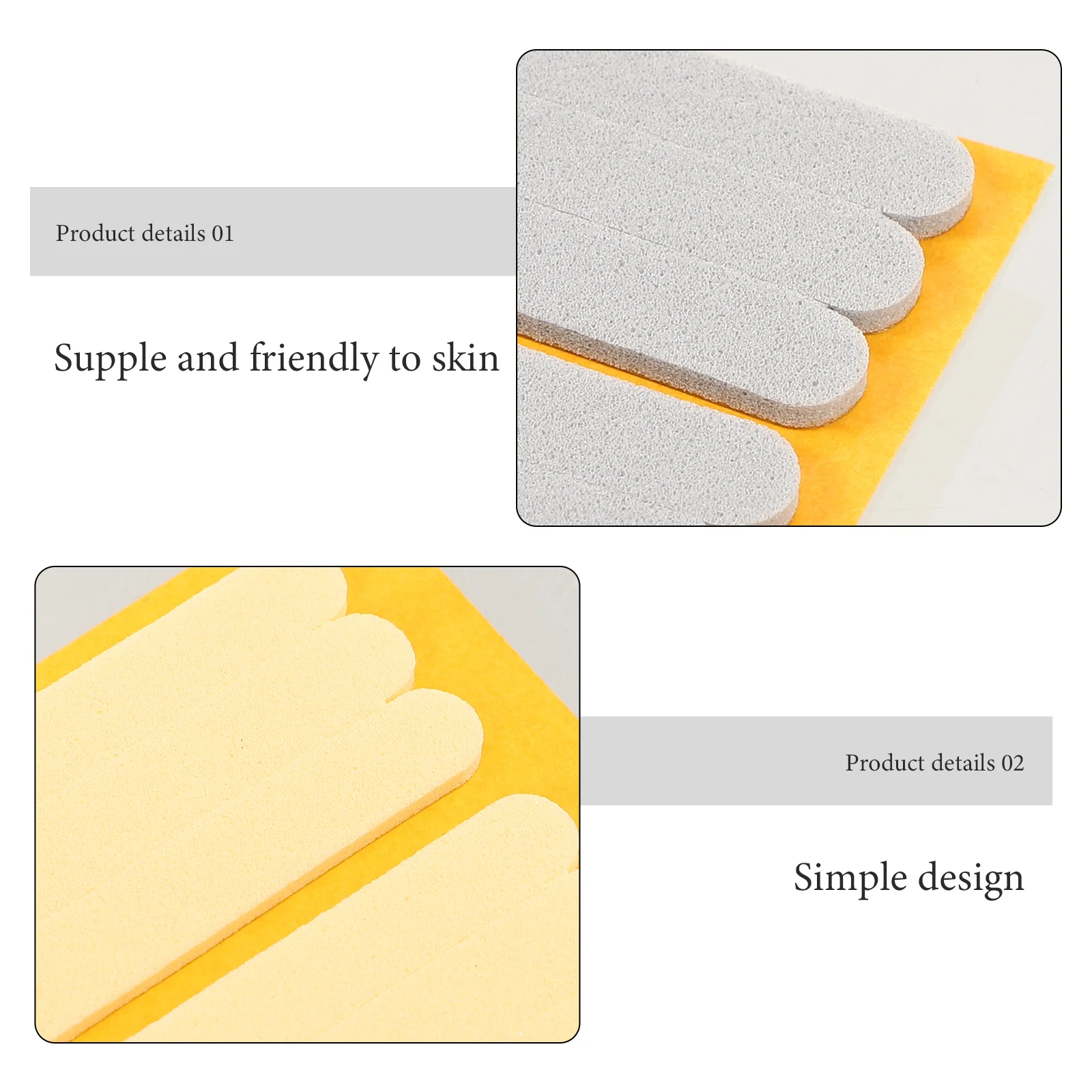 

2 Sheets Pads Anti-Wear Cushions Replaceable Comfortable Liners Supple Foot Inserts Shoe Heel Protectors Wear-Resistant Heel