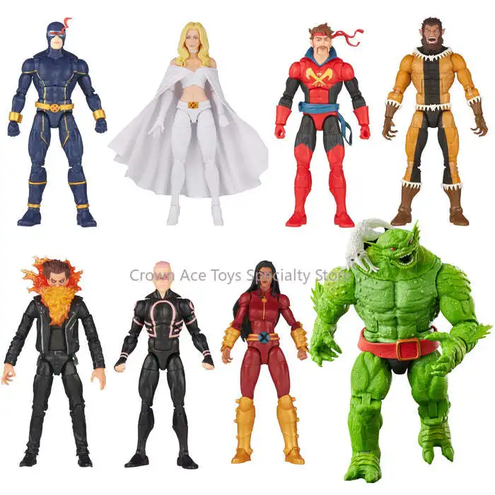 Hasbro Marvel Legends X-Men Ch'od BAF Wave Cyclops Emma Frost Chamber Monet St. Croix Fang Kid Omega Corsair Trendy Toys Gifts