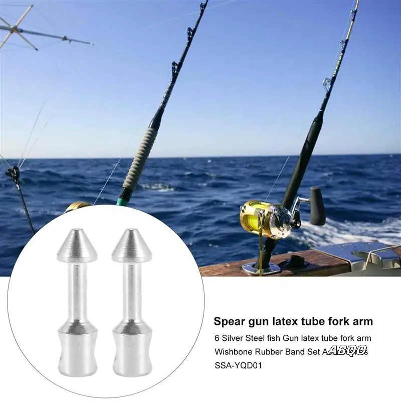 

6 Piece/Lot 316 Stainless Steel Wishbone Spearfishing Speargun Bands Wishbone