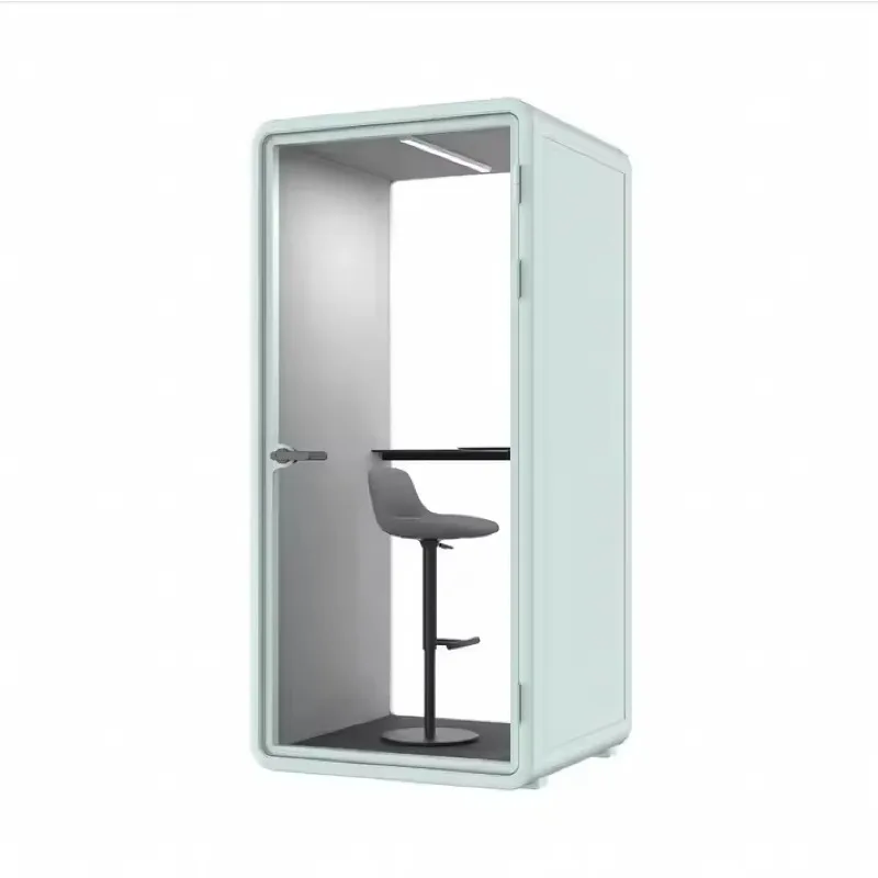 Multi-Size Soundproof Booth Rectangular Acoustic Silence Pod Easy Assembly Indoor Outdoor Privacy Cabin for Meeting Customized