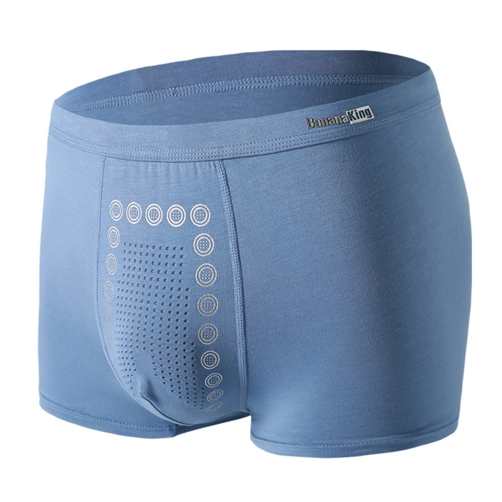 

Men's Sports Underwear Breathable Cotton Quick-Dry Boxer Briefs Anti-Slip Waistband & Pouch Support for Gym Running Daily Wear