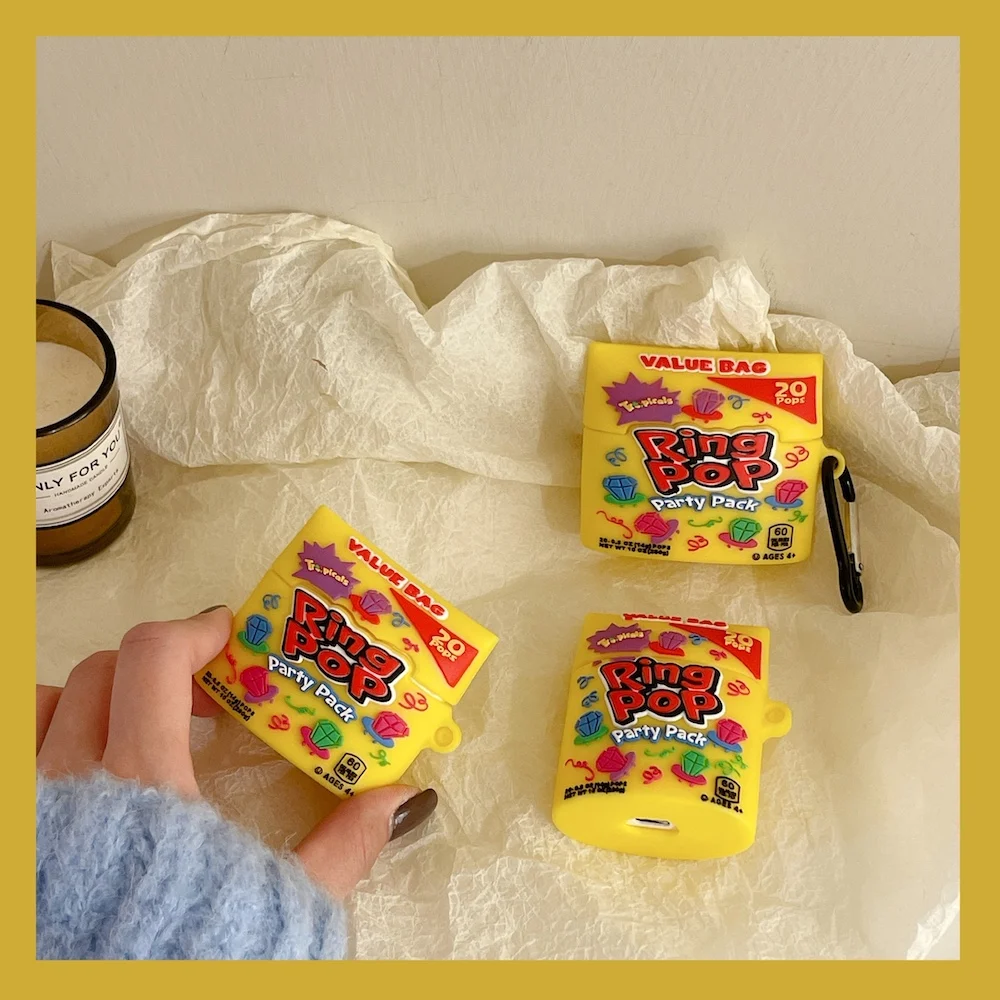 Étui en silicone pour Apple Airpods Pro, coque souple, chargement sans fil, dessin animé, mignon, bonbons, nouveau, 2, 1, merveilleuse