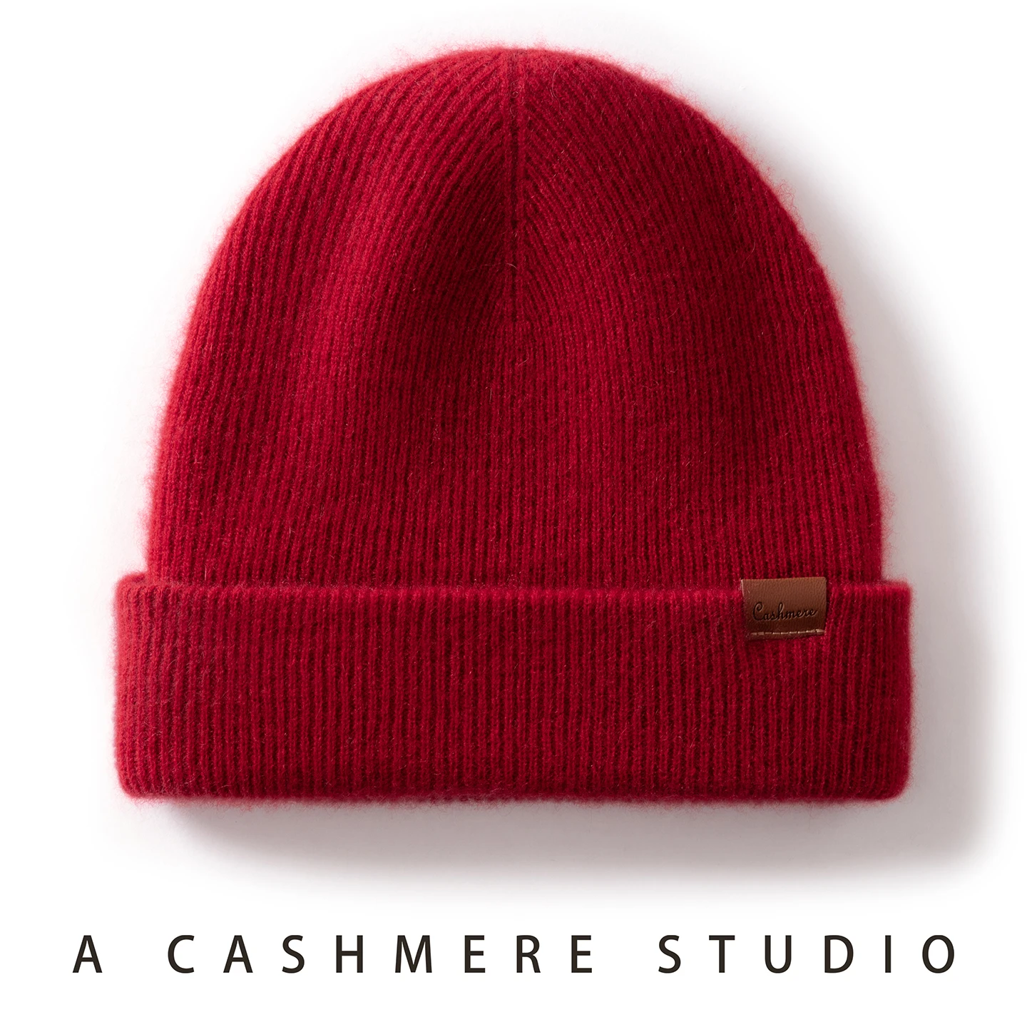 High Quality Cashmere Knitted Beanie Hat for Women/Men Outdoor Winter Solid Warm Casual Hat Double Layer Seamless Cap Unisex