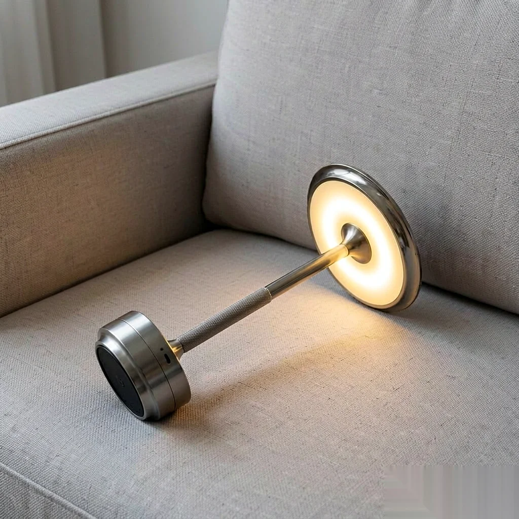 Crystal Table Lamp, LED Night Light 3 Colors Dimmable Touch Control USB Cordless for Restaurant Bar Cafe Hotel Bedroom Decor