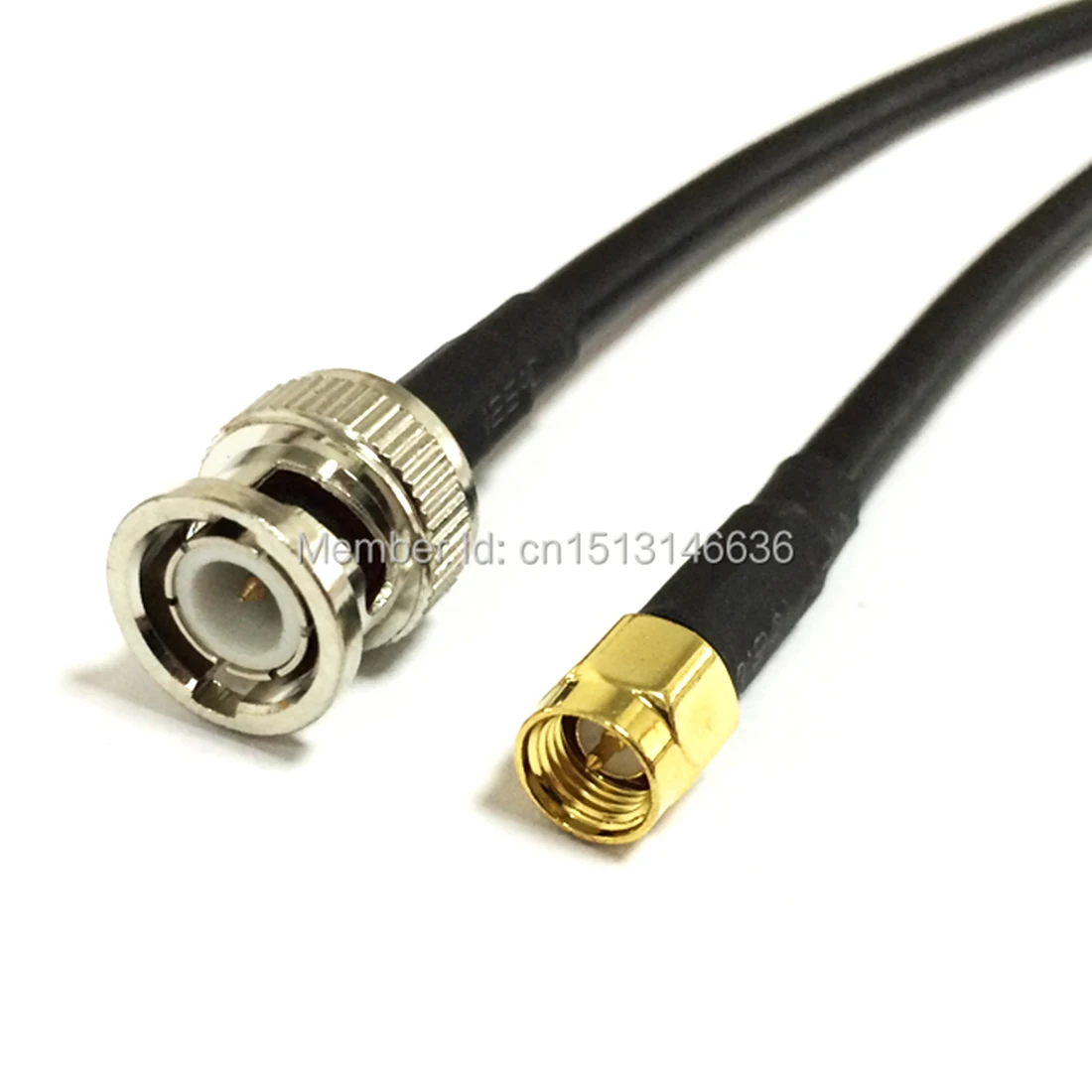 

New Modem Coaxial Cable SMA Male Plug Switch BNC Male Plug Connector RG58 Cable Pigtail 50cm 20" Adapter