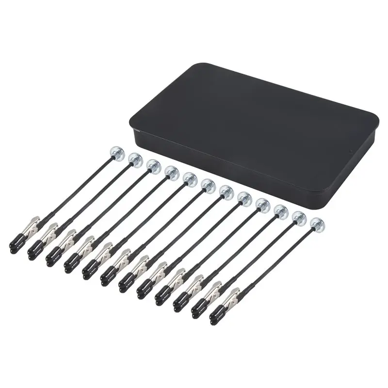 ABVJ-Model Painting Stand Base Holder And 12PCS Magnetic Bendable Alligator Clip Sticks Set Modeling Tools For Airbrush Easy Ins