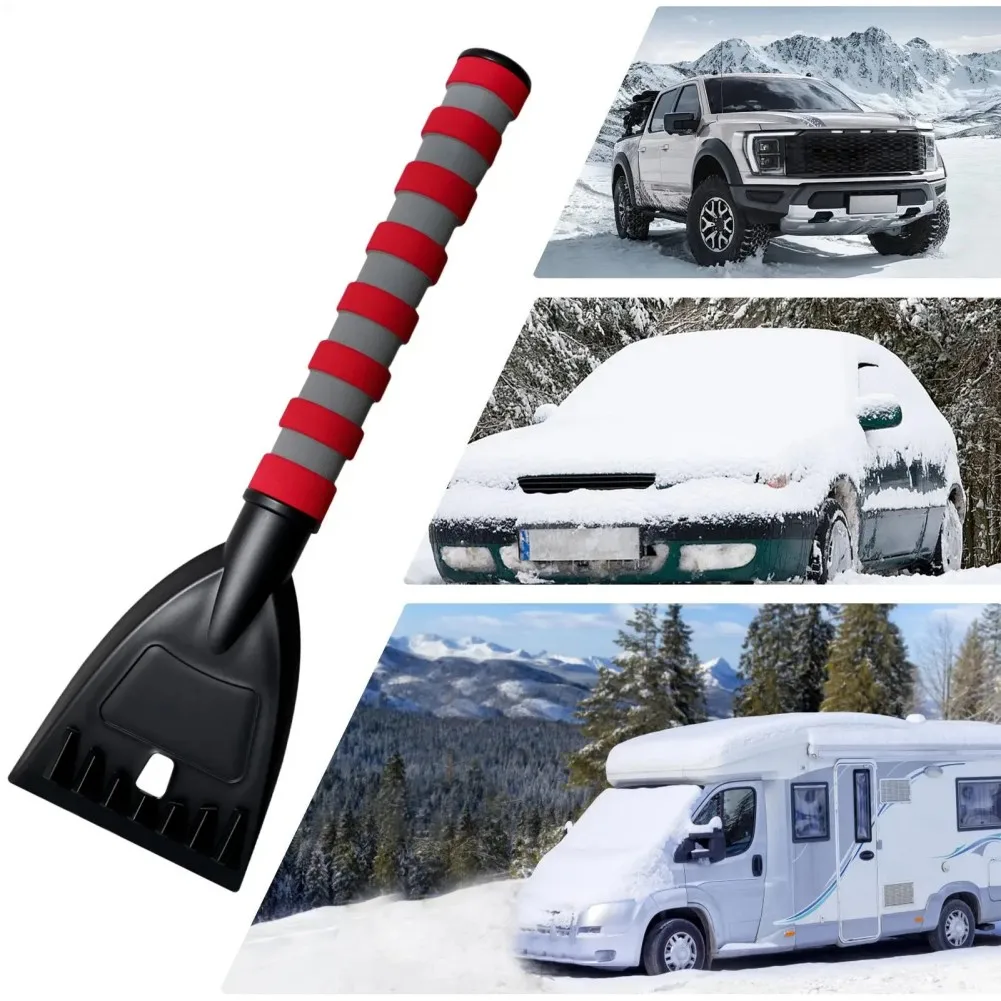 Extendable Snow Tool Snow Remover Cold Conditions ABS Construction EVA Foam Handle Efficient Snow Removal For Car