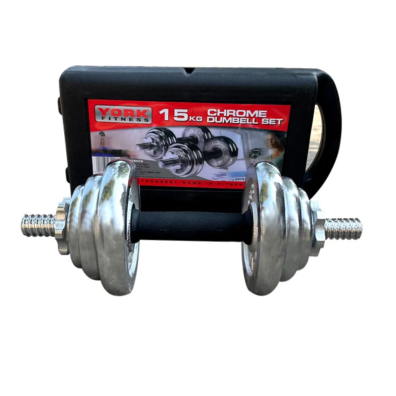 

Men's Adjustable Fitness Equipment Electroplated Cast Iron Dumbbell & Barbell for Household Use