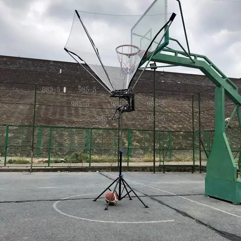 Hand‑Free Automatic Basketball Shooting Machine Tempered Glass Three‑Point Training Equipment With Ball Return & Assist Function