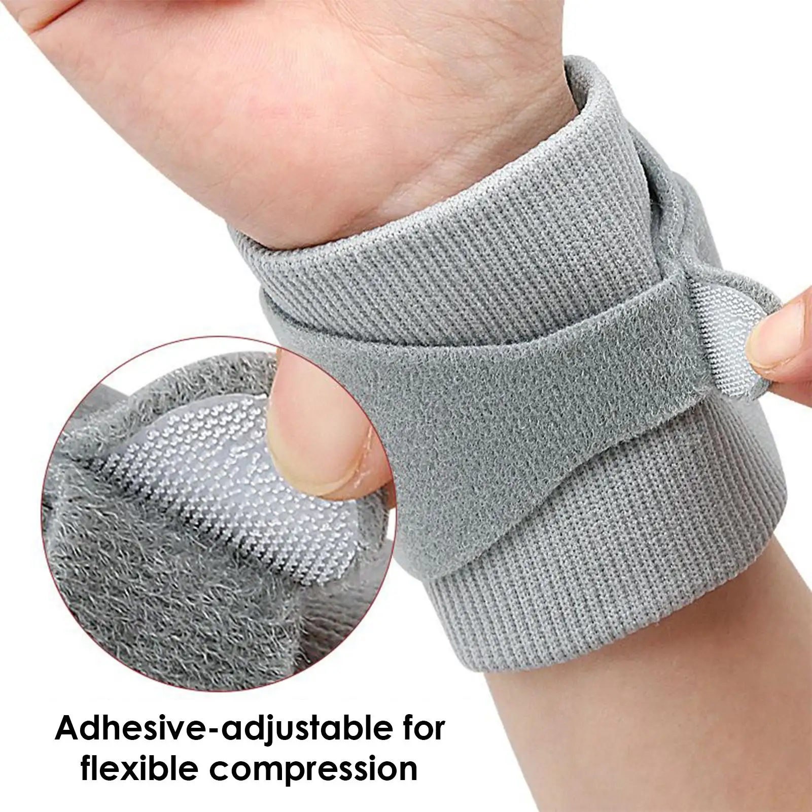 

U-Shape Yoga Wrist Compression Band Adjustable Breathable Support Brace for Gym Workout Tennis Fitness Basketball Supplies