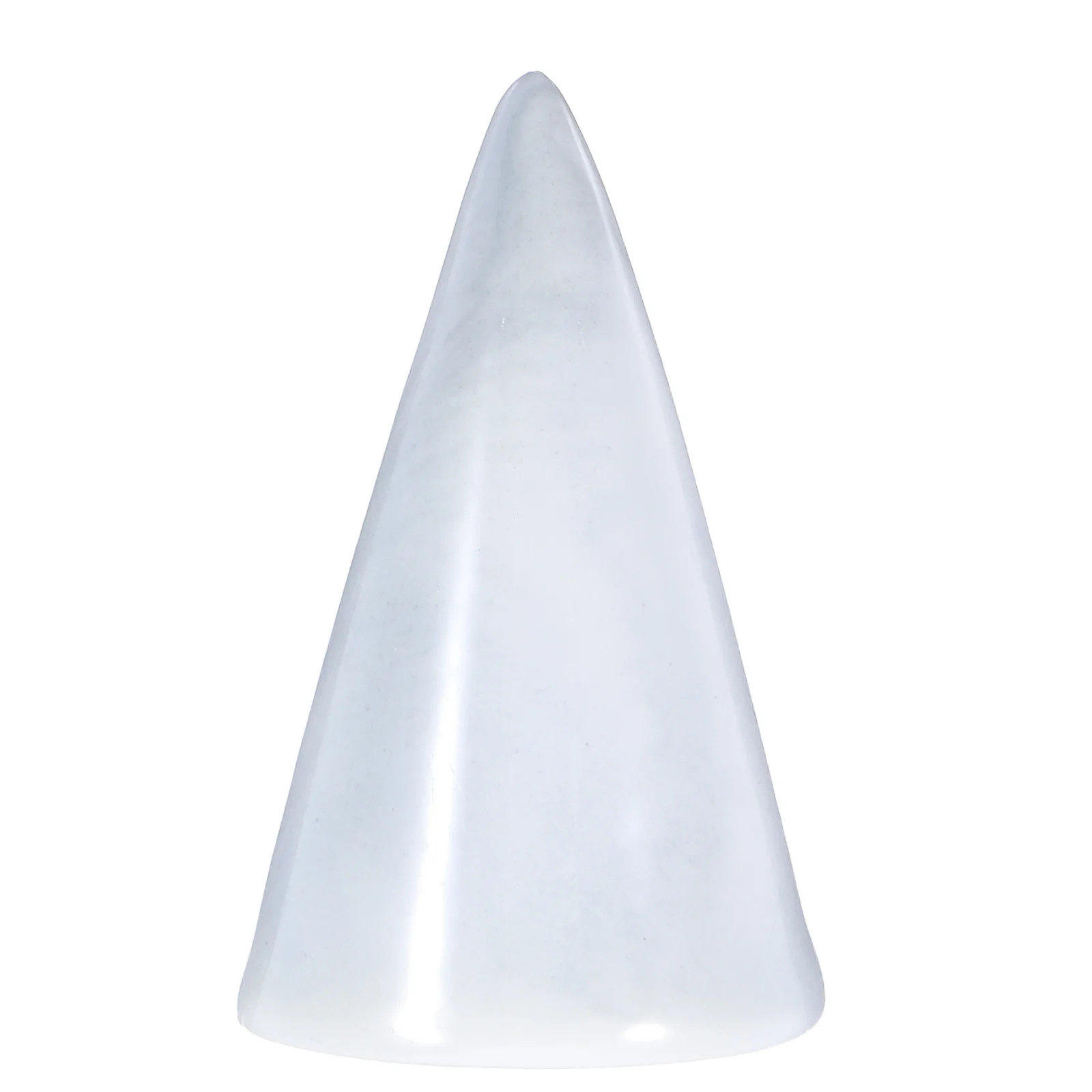 

Ceramic Ring Holder Cone Shape Durable Jewelry Display Stand Scratch Resistant Ring Organizer for Home Store Exhibition