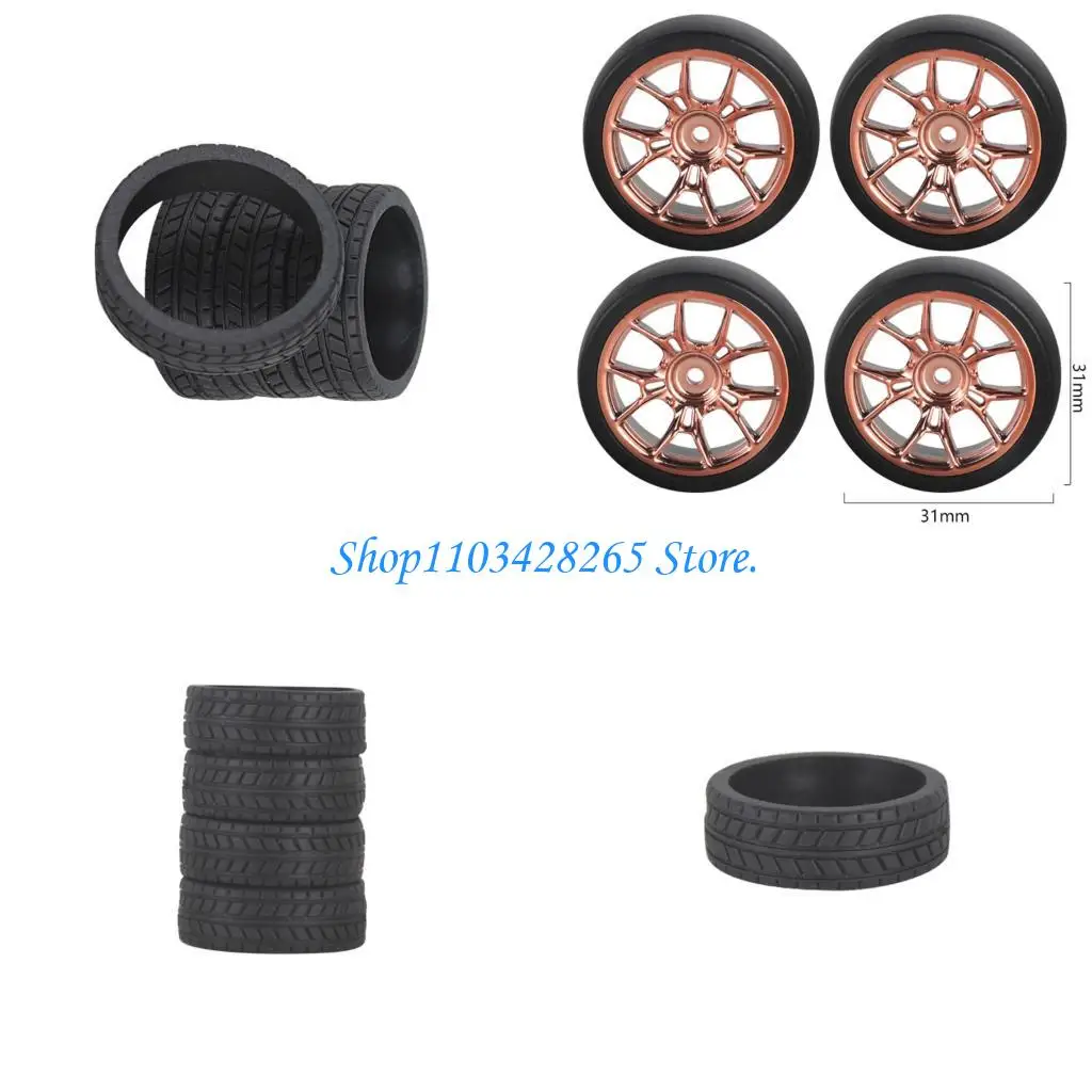 Pneumatici per auto da drift modello professionale per auto telecomandata 1/18 per ottimizzare gestione della velocità