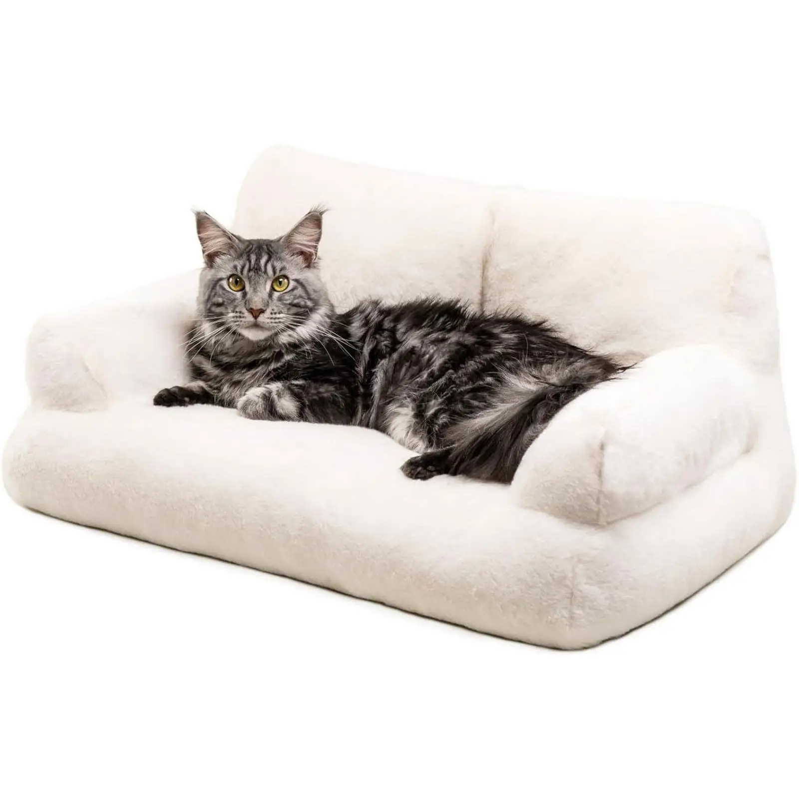 Soft Calming Cat Sofa Bed Non Slip Base Puppy Sleeping Bed Dog Bed Sofa for Puppy Small Dogs Pet Supplies Kittens Indoor Cats Soft Calming Cat Sofa Bed Non Slip Base Puppy Sleeping Bed Dog Bed Sofa for Puppy Small Dogs Pet Supplies Kittens Indoor Cats