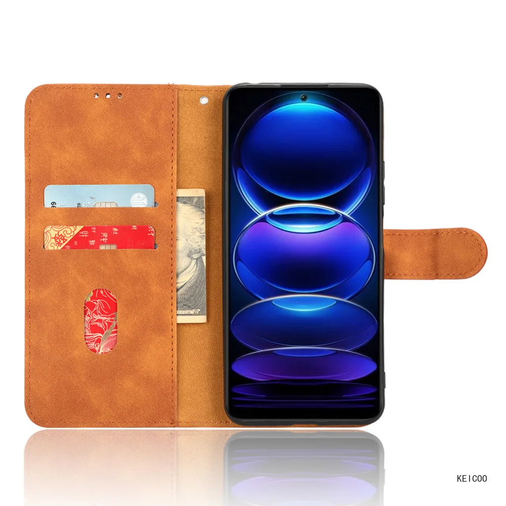 Card Slots Walet Flip Cover For Xiaomi Redmi Note 9 9T 10 12 Poco M2 X5 JE Pro Max 4G 5G 22111317PG Leather Case Skin Feel Shell