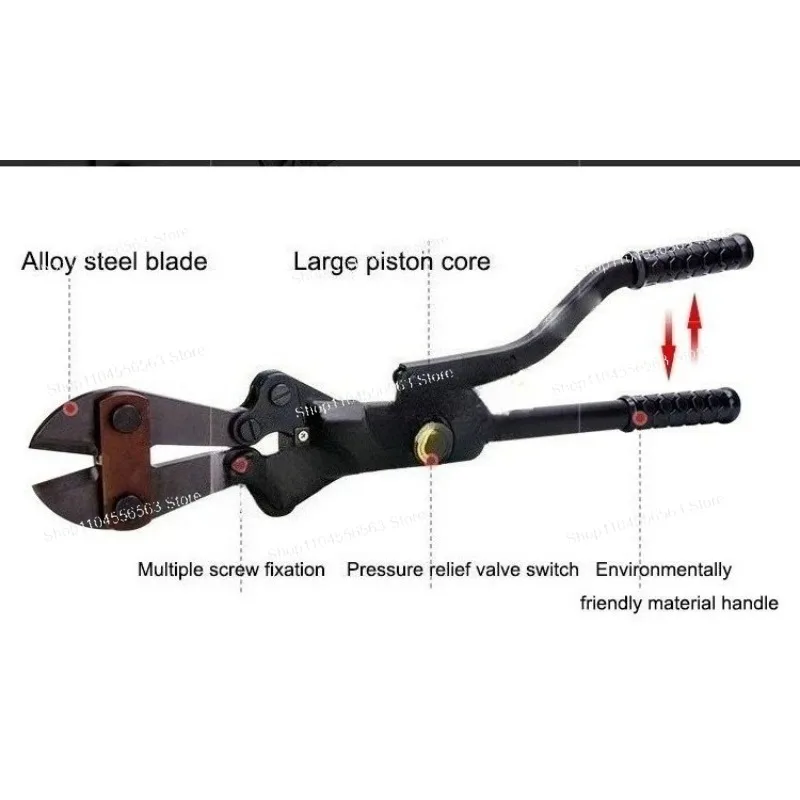YQ12B/16C Hydraulic Rebar Shear - High-Strength Pliers for Cutting Reinforcement/Threaded Steel