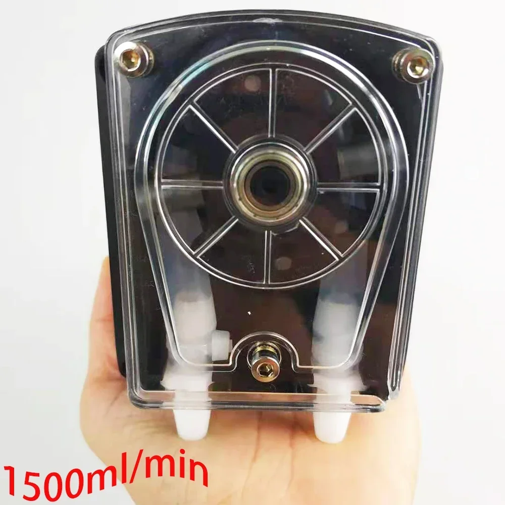 peristaltic pump dosing gear motor 12V 24V large flow rate peristaltic water