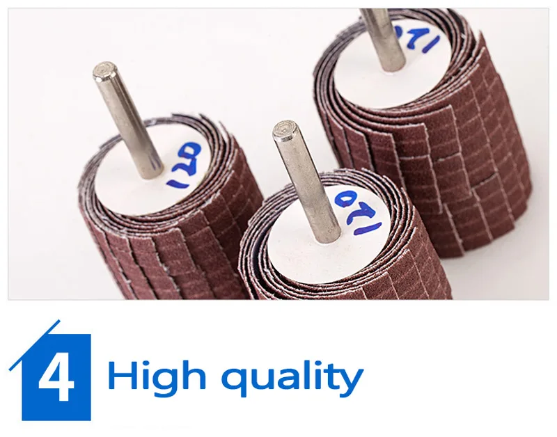 【Liquidação】 1 peça haste de 6mm 35mm de diâmetro lixa pano roda derusting polimento remoção de rebarbas cabeça de moagem abrasiva