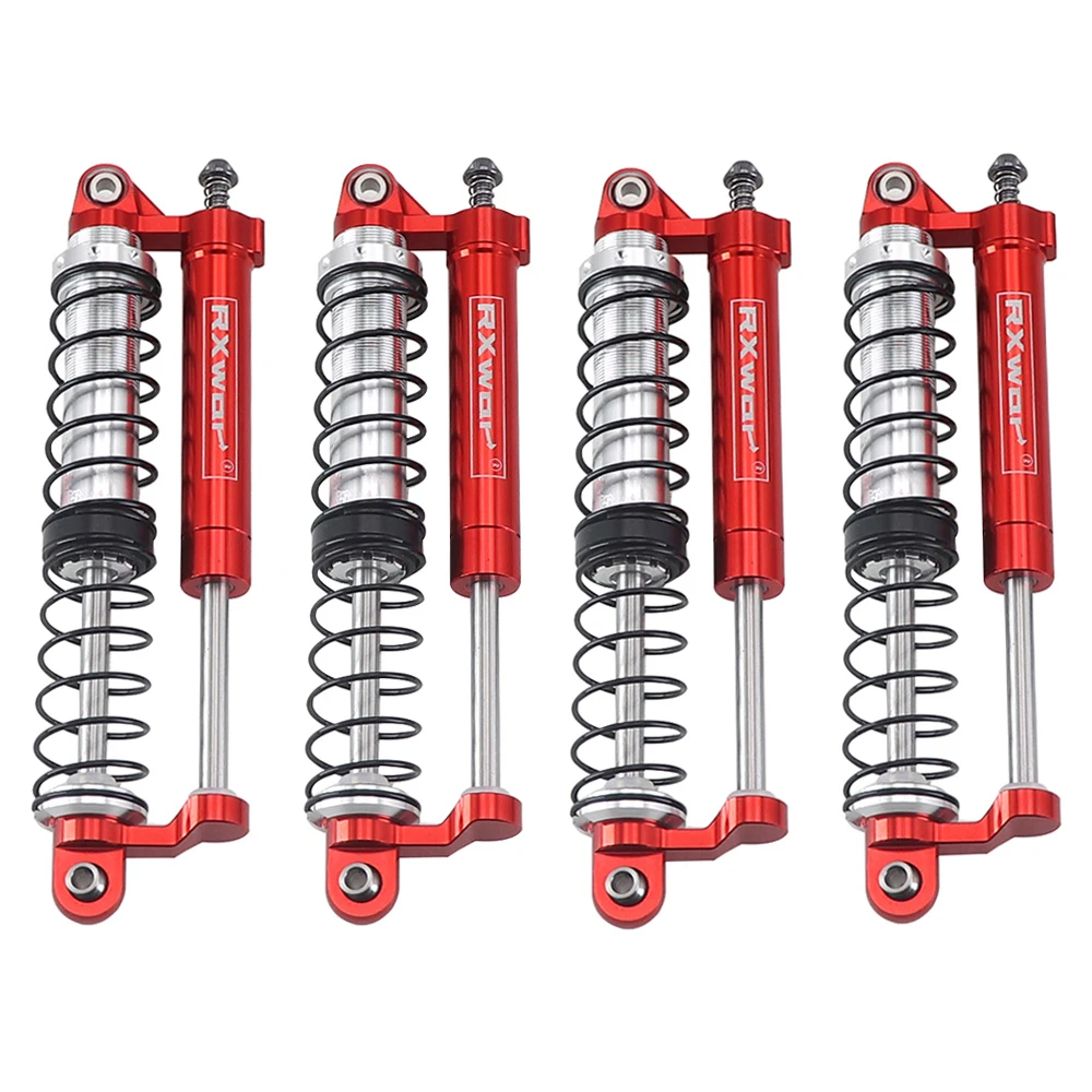 Adjustable Oil L=105mm Metal Negative Pressure Shock Absorber Double Damper For 1/8 Rc Crawler Car Meijiaxin H8h Yikong CROSSRS