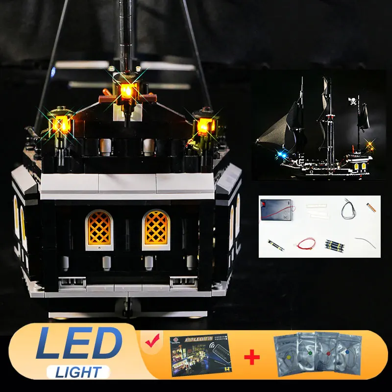 LED Light Kit For LEGO 4184 The Black Pearl Decorative Lamp Ideas DIY Gift (Not Include Building Blocks Bricks Kits Sets Model)