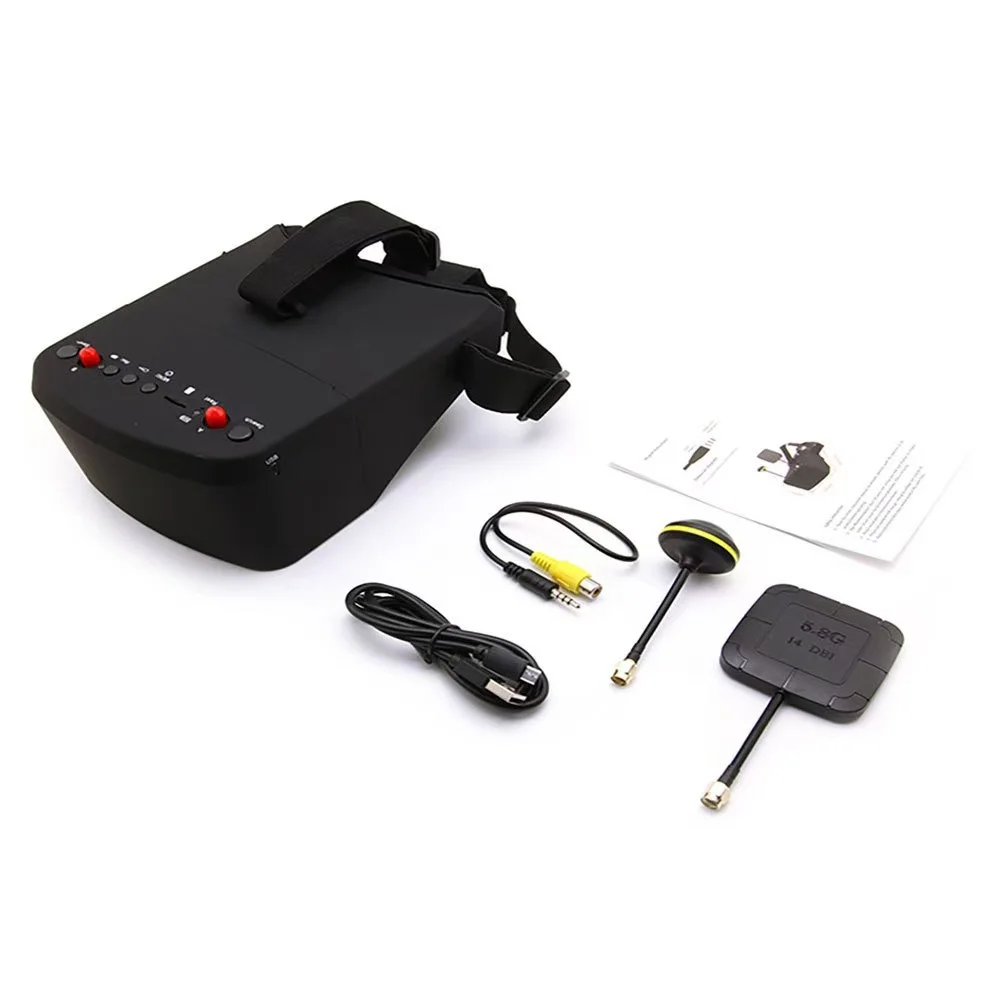 Eachine 800D 5.8G 40CH 5 Inch 800*480 Video Headset HD DVR Diversity FPV Goggles With For RC Model