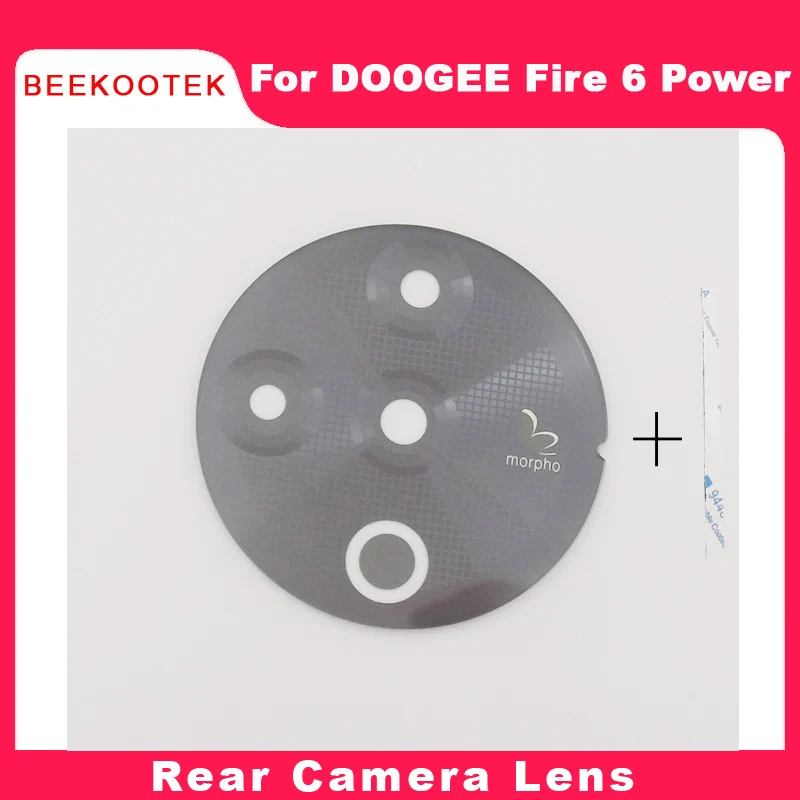 Новый оригинальный объектив задней камеры DOOGEE Fire 6, стеклянная крышка объектива задней камеры сотового телефона для смартфона DOOGEE Fire 6, мощность