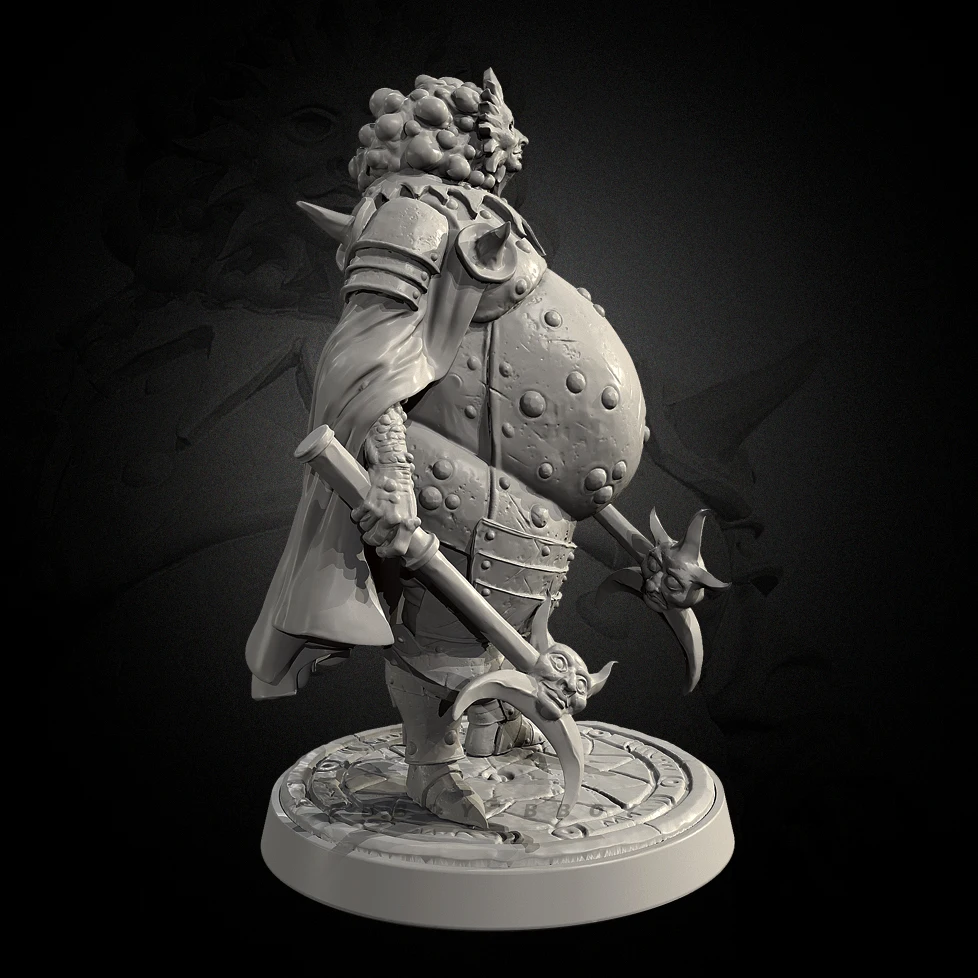 

The height of man 38mm 50mm 75mm Resin model kits colorless and self-assembled 3D Printing TD-7644/3D