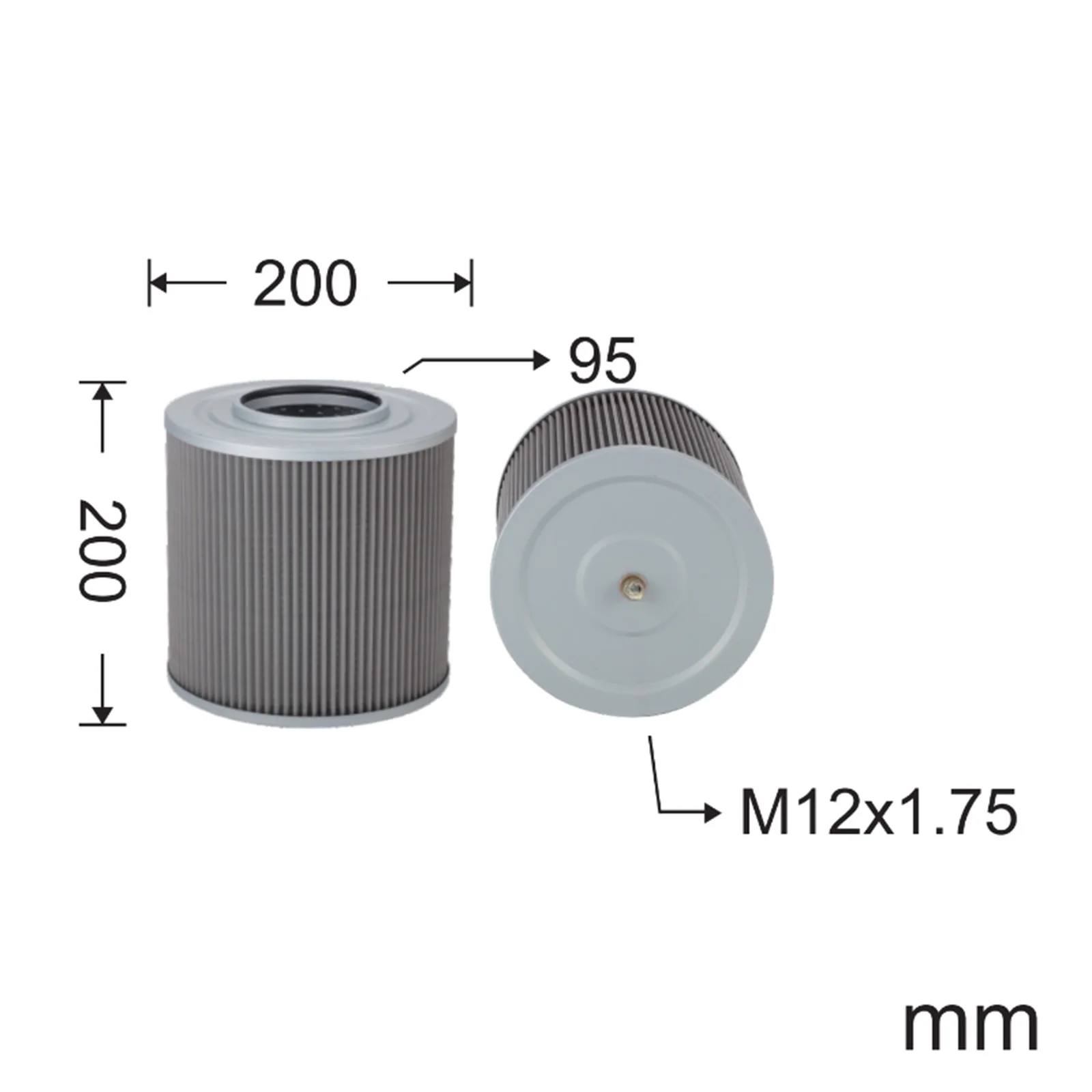 Hydraulic Filter CH9106T For Hyundai R110VS R130VS R150VS R200LC R200W2 R200-5 R200W-5 R260LC-5 R210LC-3 R215-5 R215-7 R210LC-7