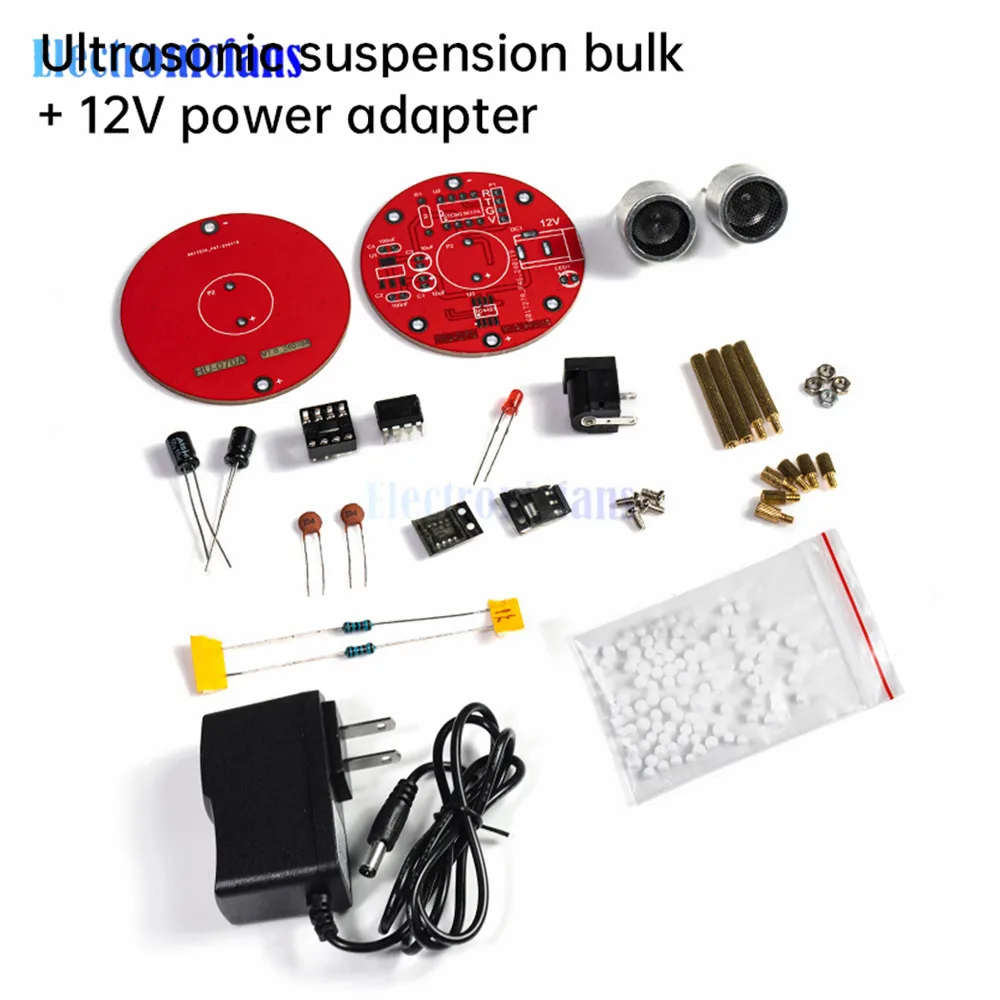 DC9~12V Ultrasonic Suspension Electronic DIY Kit Standing Wave Controller Technology Small Production Welding Practice Parts