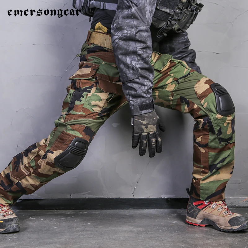 Emersongear Tactical G3 Pants Mens Gen3 Duty Cargo Trousers Extend Version 32W/34IN Combat Camping Game Paintball Hunting WL