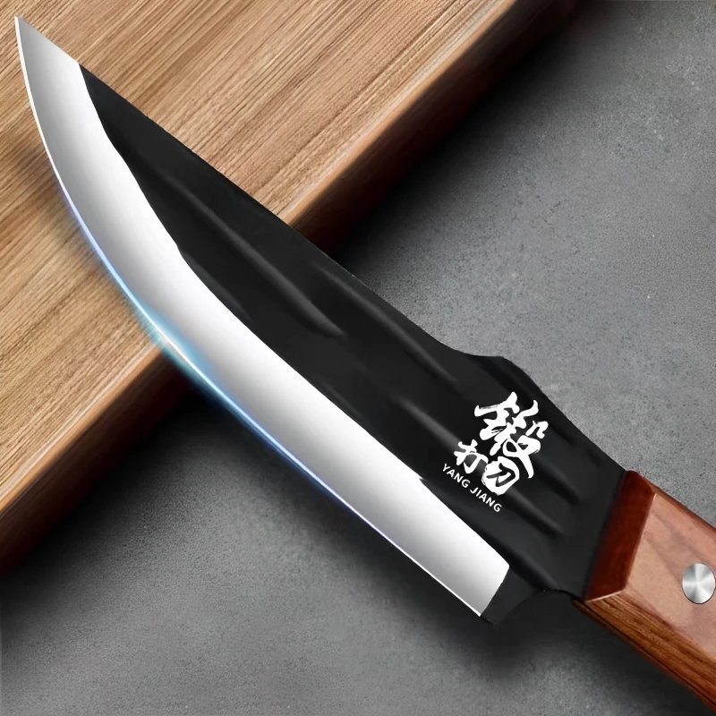 Household Shaving bone knife, kitchen knife, forged pig killing specialized knife, High hardness sharp knife dividing knife