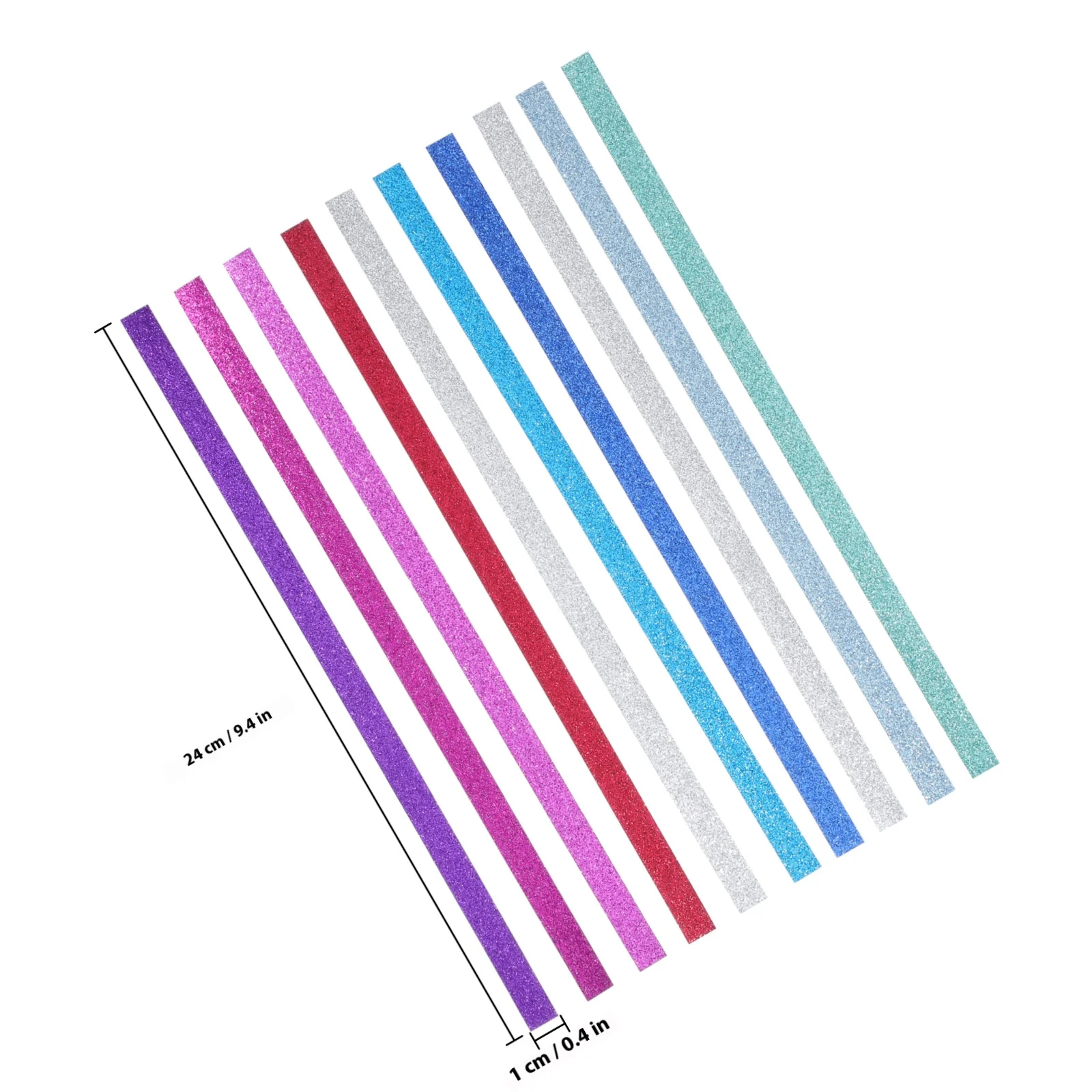 1040 قطعة شرائط ورق اوريغامي اللامعة أوراق الحرف اليدوية الملونة لتقوم بها بنفسك صنع النجوم النشاط التعليمي هدايا الحفلات اوريغامي #3