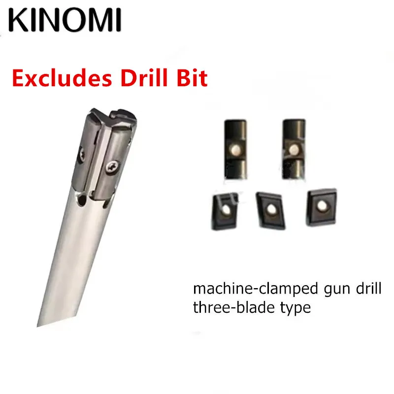 Blade Cutter Guide Bar For Machine-clamped Gun Drill Three-blade Type