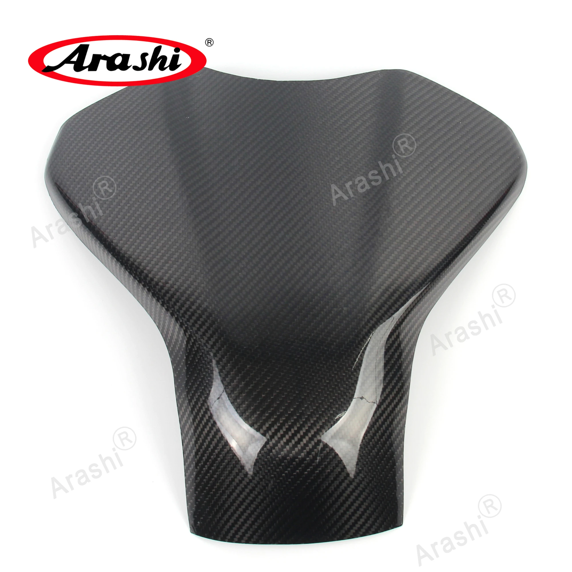 Arashi Real Carbon Fiber Gas Fuel Tank Cover For KAWASAKI NINJA 400 2018 2019 2020 2021 2022 2023 Fairing Guard Protector Case