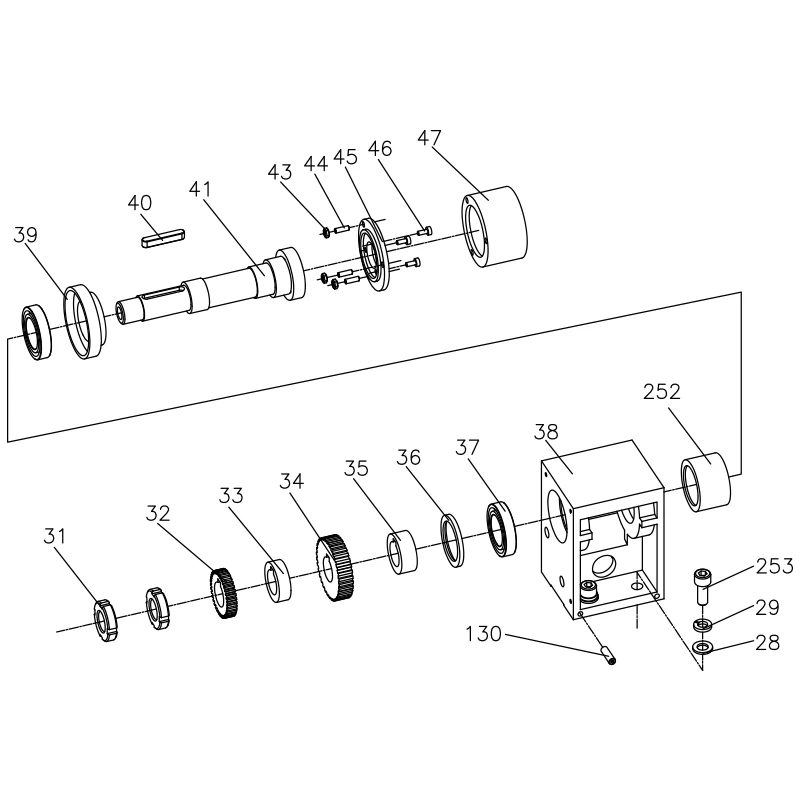 Spindle Box Kit Head Stock Casting For SIEG C1/Grizzly M1015