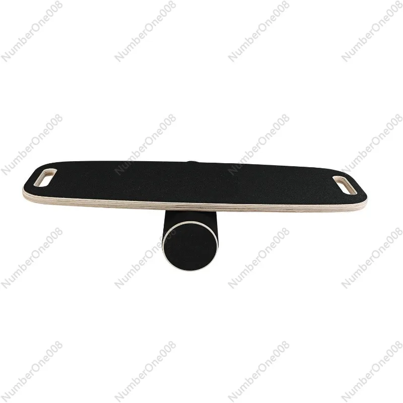 Portable Wooden Wobble Balance Board with Roller Home Gym Yoga Core Trainer for Fitness Stability Exercise