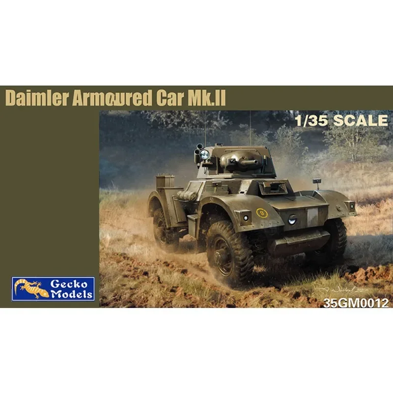 Gecko model 35GM0012 UK Daimler Armoured Car Mk.I 1/35 Assembly Model Kit