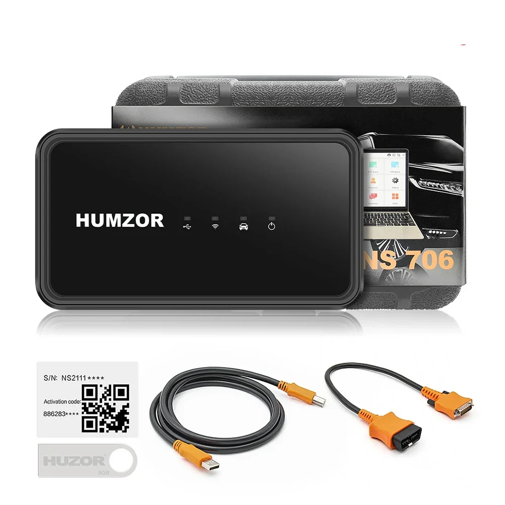 2025 Hot Sales Car Diagnostic Scanner Humzor NexzSYS NS706 Full System OBD2 Diagnosis Tool Scanner Key Programmer