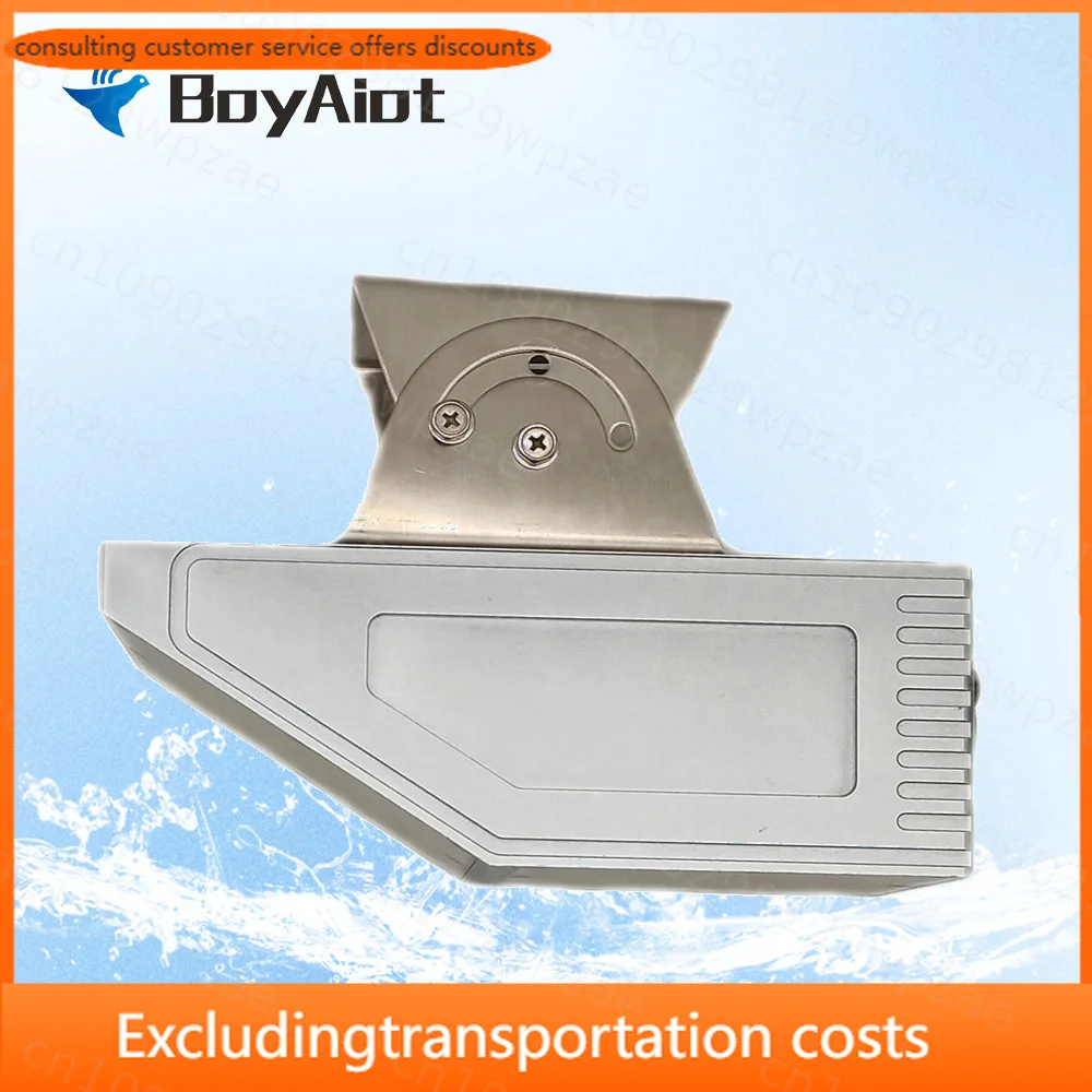 BOY-WF08 Digital Flowmeter Intelligent Water Flow Sensor IP68 Rated RS485 Output Non-contact for Lakes Rivers Channels