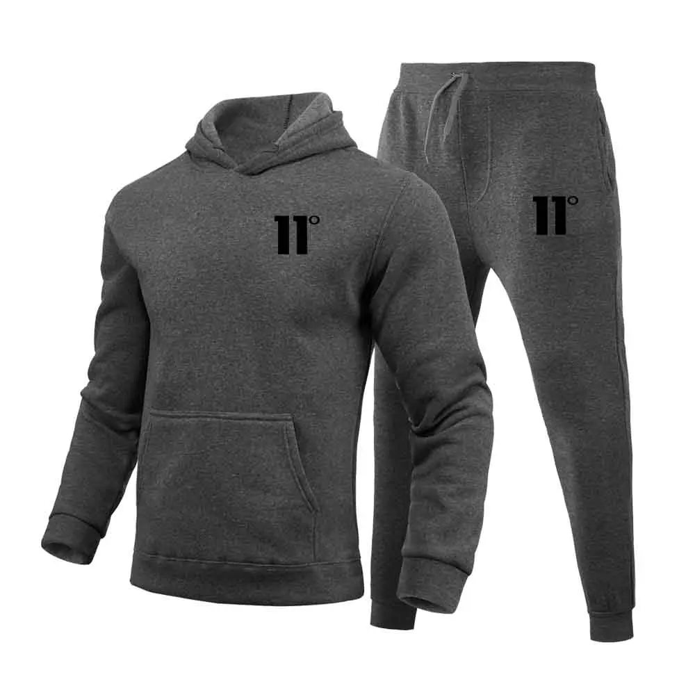 Mens Tracksuits Casual Sweatpants Print Zipper Hooded Sweatshirt Fashion Versatile Jacket Coat Outdoors Jogging Sports Clothing