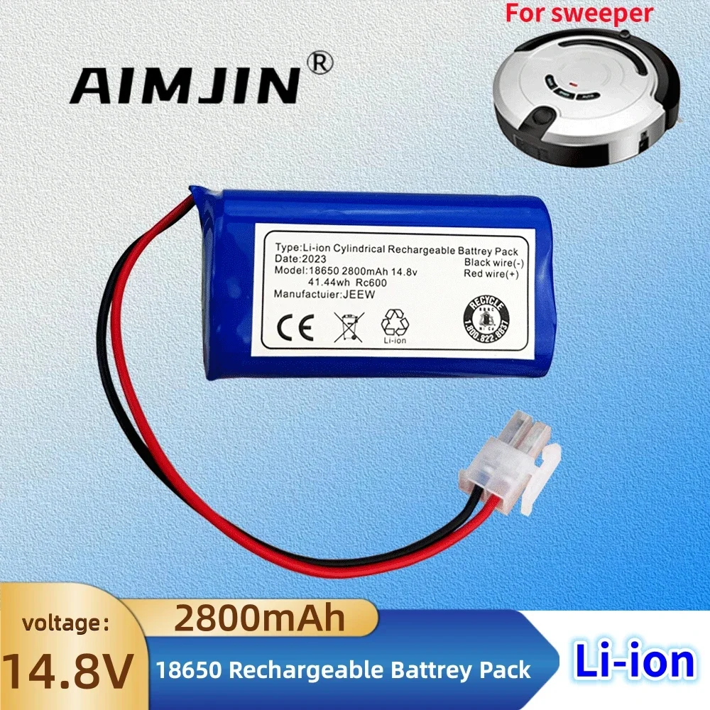

14.8V 2800mAh Batteria Lipo ricaricabile 18650 per accessori per aspirapolvere robot per Chuwi ilife A4 A4s A6 batteria ILIFE 2S