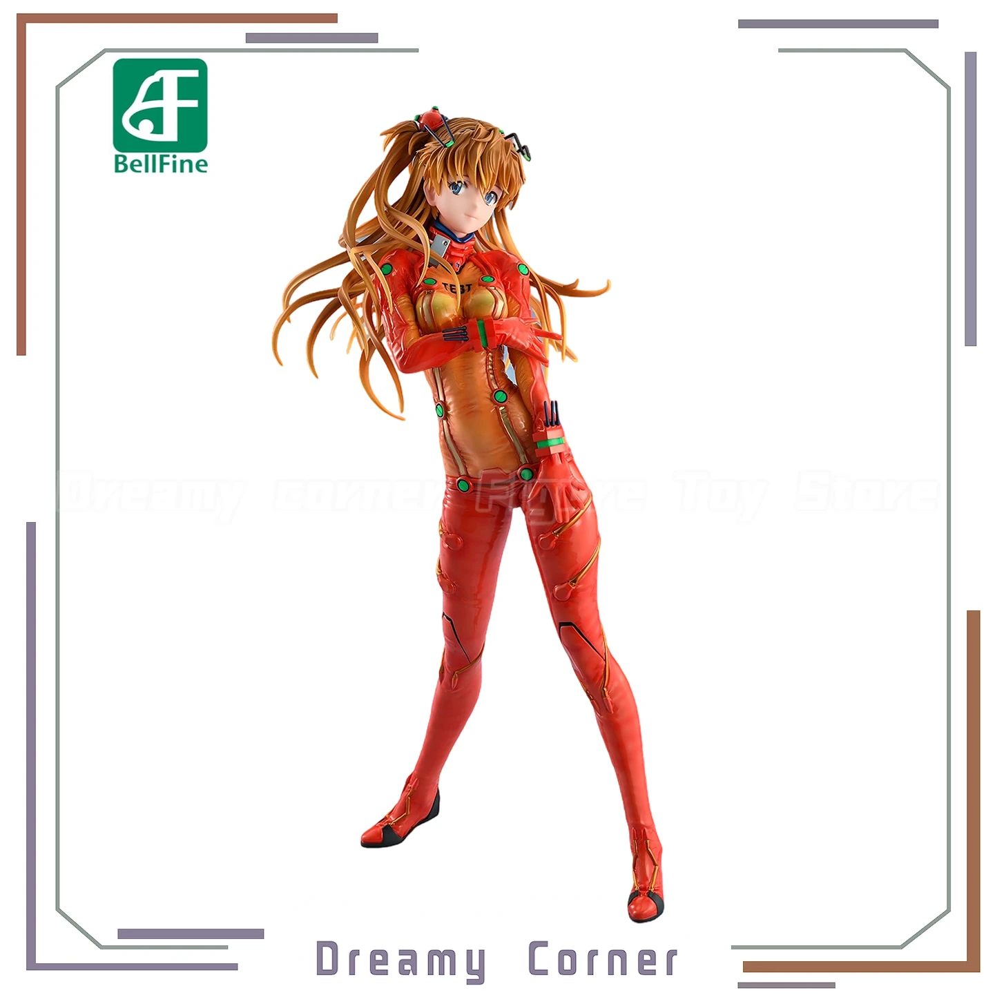 

【В наличии】Bell Fine EVA Soryu Asuka Langley Test Plugsuit Smile Ver 1/4, масштабная коллекция моделей фигурок