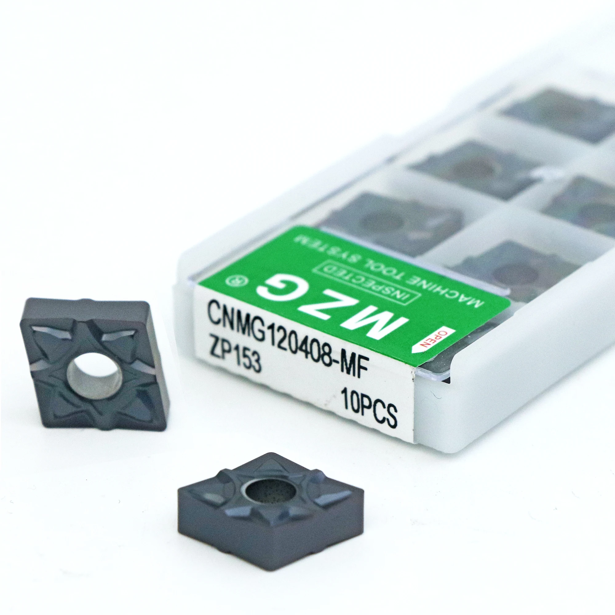 MZG 10szt CNMG 120404   CNMG 120408   MM MF ZP152 ZP153 narzędzia tokarskie zewnętrzne wysokiej jakości narzędzie tnące CNC płytka tokarska CNMG