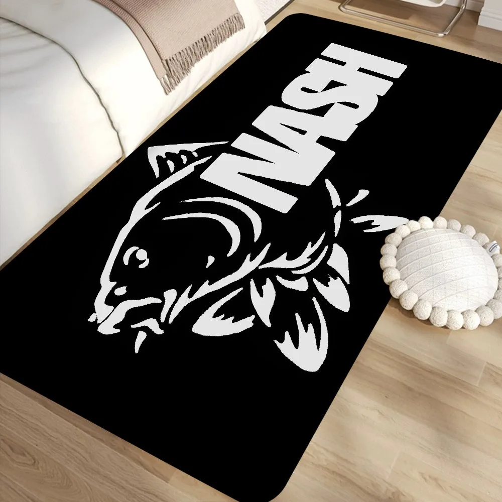 Nash Fishing Logo Mat Bathroom Bedroom Door Rug Kitchen Living Room Entrance Welcome Carpet Home Decoration Non-slip Floor Mat