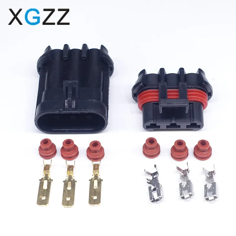XG70338Y-6.5-21/11 Delphi Female And Male Automotive Cooler Fan Connector Auto Plug 12124685 15358681 For Haval H3